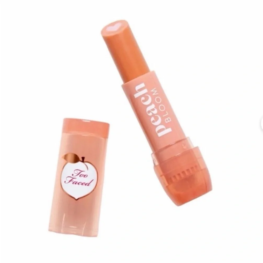 Too Faced Peach Bloom Color Blossomny Lip Balm - color is Lilac Bloom